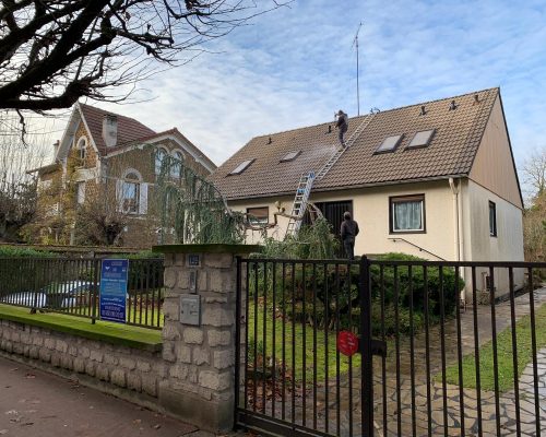 Nettoyage toiture Atelier des Compagnons Yvelines 78