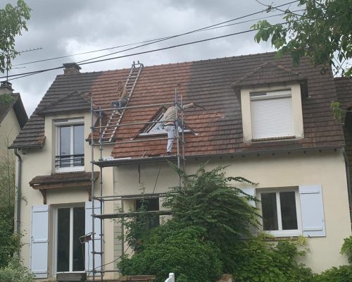 Nettoyage toiture Atelier des Compagnons Yvelines 78