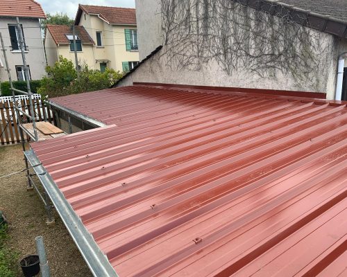 Toiture bac acier Atelier des Compagnons Yvelines 78